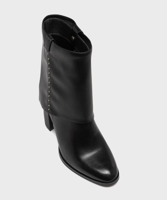 Bottines fourreau à revers amovible femme - Follow Me vue5 - FOLLOW ME - GEMO