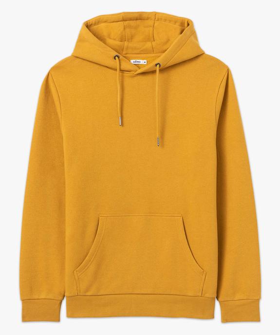 Sweat homme molletonné à capuche vue4 - GEMO (HOMME) - GEMO