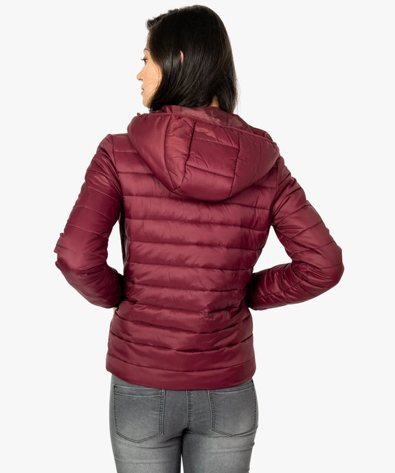 Doudoune femme fine à capuche vue3 - FOLLOW ME - GEMO