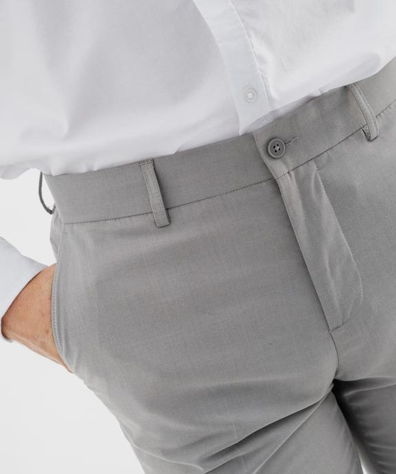 Pantalon de costume coupe slim en toile extensible homme vue2 - GEMO 4G HOMME - GEMO