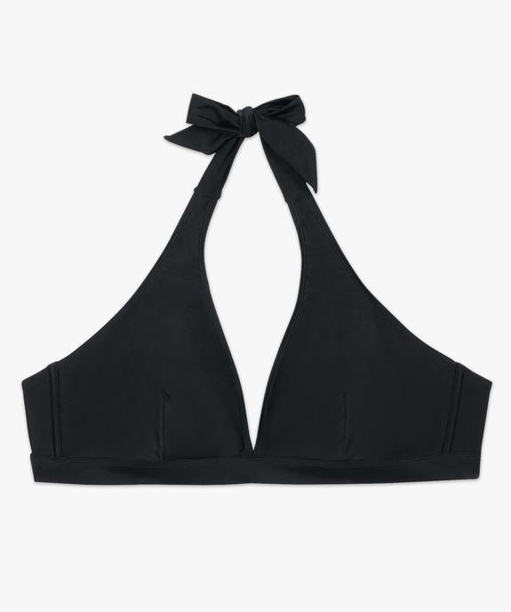 Haut de maillot de bain femme grande taille triangle foulard vue4 - GEMO (PLAGE) - GEMO