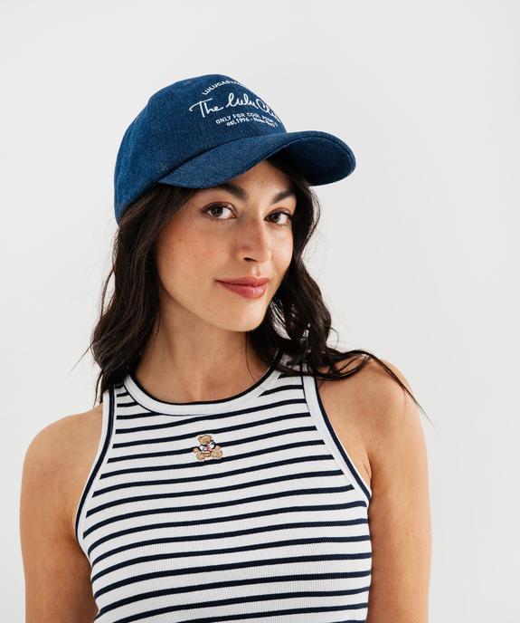 Débardeur rayé en maille côtelée fille - LuluCastagnette X Alizée vue3 - LULU CASTAGNETTE G4G D - GEMO