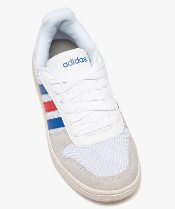 Tennis femme tricolores à lacets – Adidas Hoops 2.0 vue5 - ADIDAS - GEMO