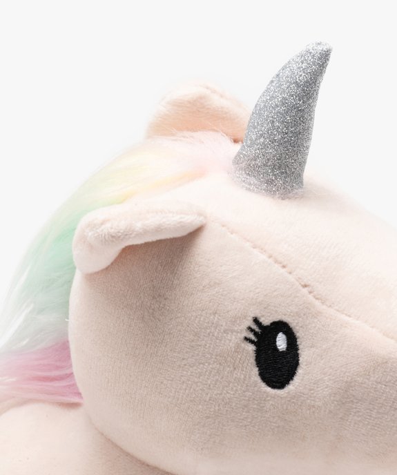 Chaussons femme en volume licorne  vue6 - GEMO 4G FEMME - GEMO