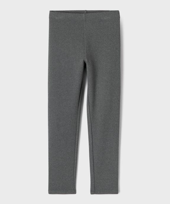 Legging long en maille chaude fille vue1 - GEMO (ENFANT) - GEMO