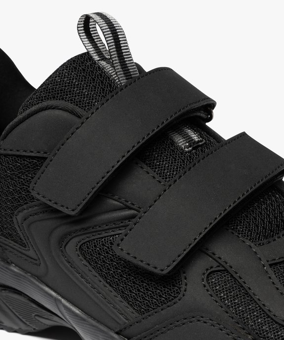 Baskets homme unies en mesh et à scratch style jogger vue12 - 5 MILES - GEMO