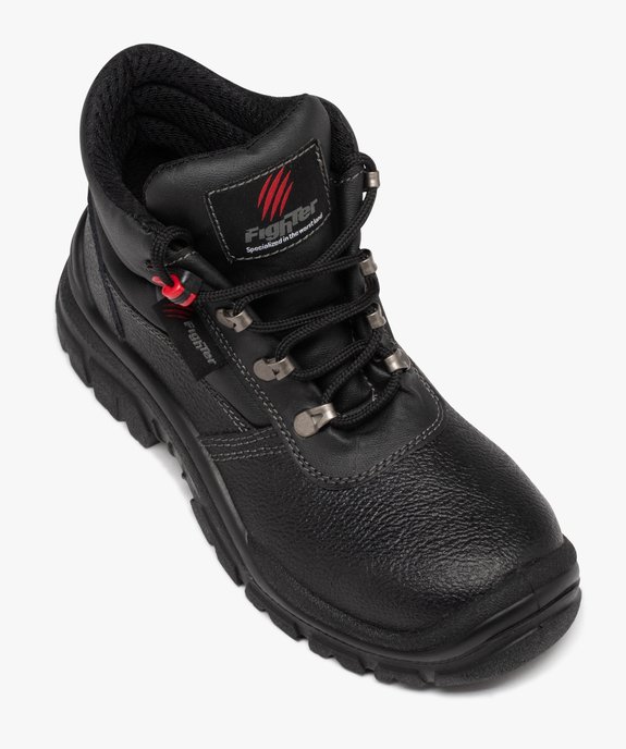 Chaussures de sécurité homme unies à col matelassé montant vue5 - FIGHTER - GEMO