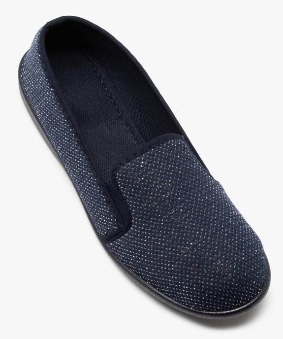 Pantoufles femme à petits pois brillants vue5 - GEMO(HOMWR FEM) - GEMO