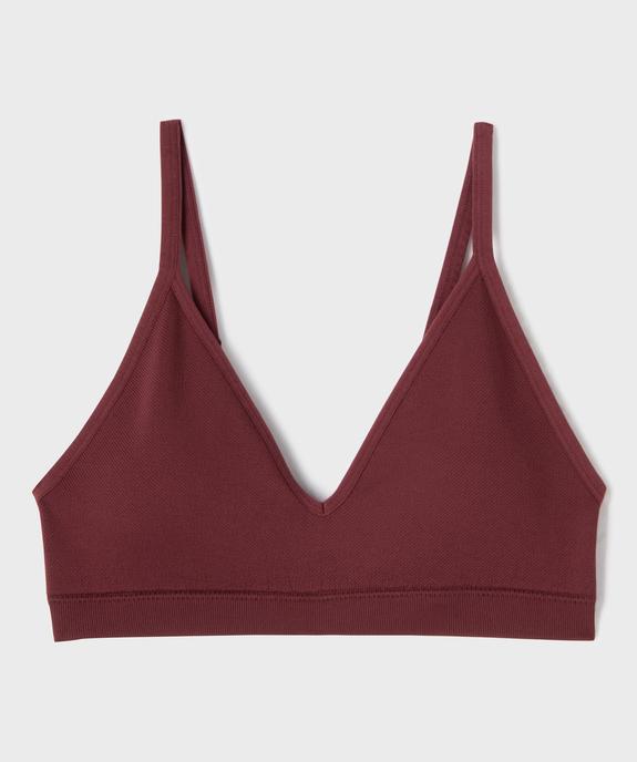 Brassière à fines bretelles avec mousses amovibles fille vue1 - GEMO 4G FILLE - GEMO