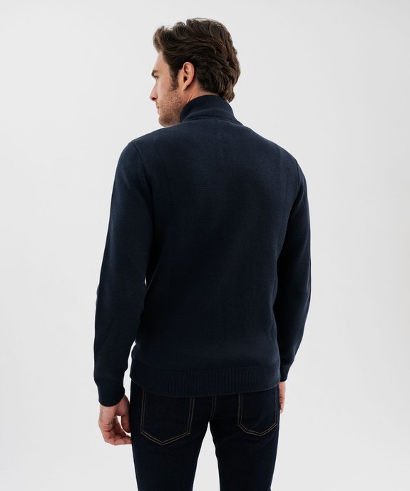 Gilet bimatière matelassé homme vue3 - GEMO (HOMME) - GEMO