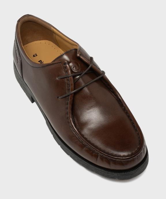 Mocassins à lacets en cuir homme - Pierre Cardin vue5 - PIERRE CARDIN D - GEMO