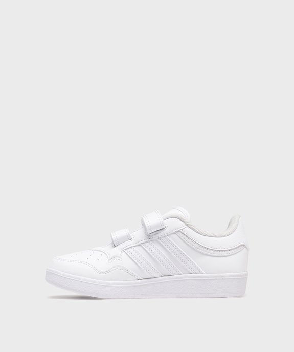 Baskets basses à scratch Hoops garçon - Adidas vue3 - ADIDAS - GEMO