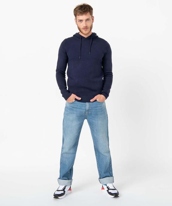 Jean homme coupe Regular aspect délavé vue5 - GEMO (HOMME) - GEMO