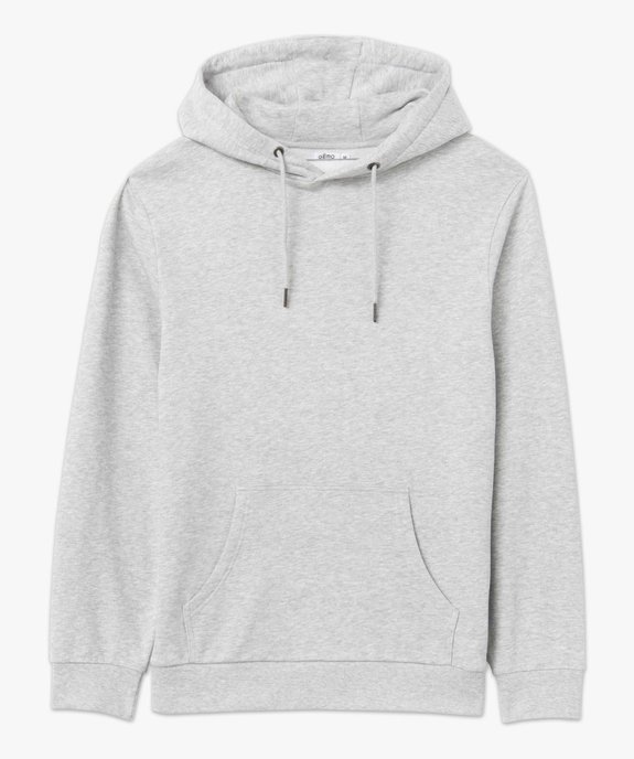 Sweat homme molletonné à capuche vue4 - GEMO (HOMME) - GEMO