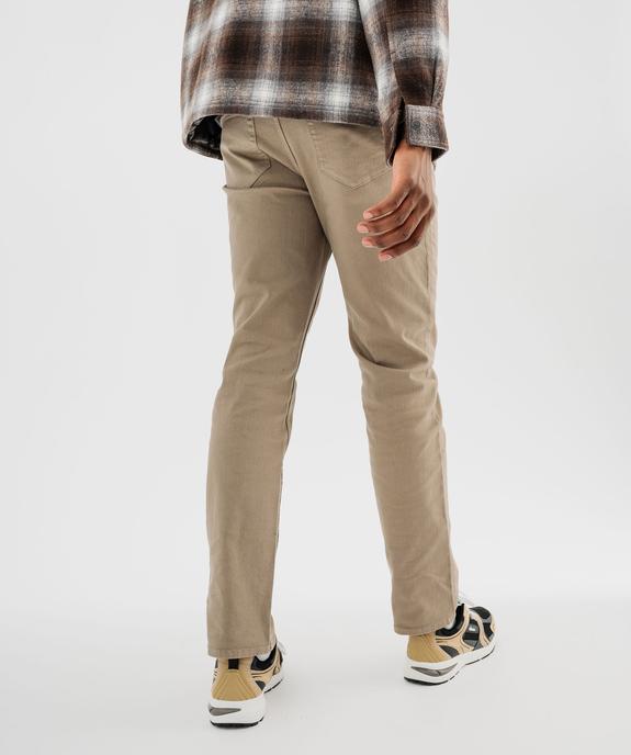 Jean Straight coloré homme vue4 - GEMO 4G HOMME - GEMO