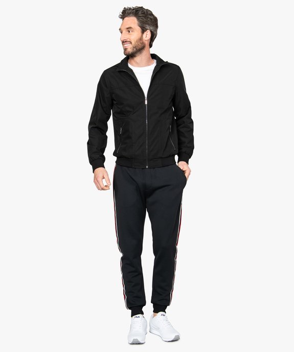 Blouson homme façon bomber au toucher satiné vue6 - GEMO (HOMME) - GEMO