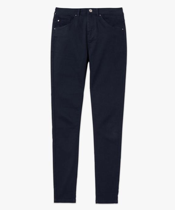 Pantalon coupe Slim taille normale femme vue4 - GEMO 4G FEMME - GEMO