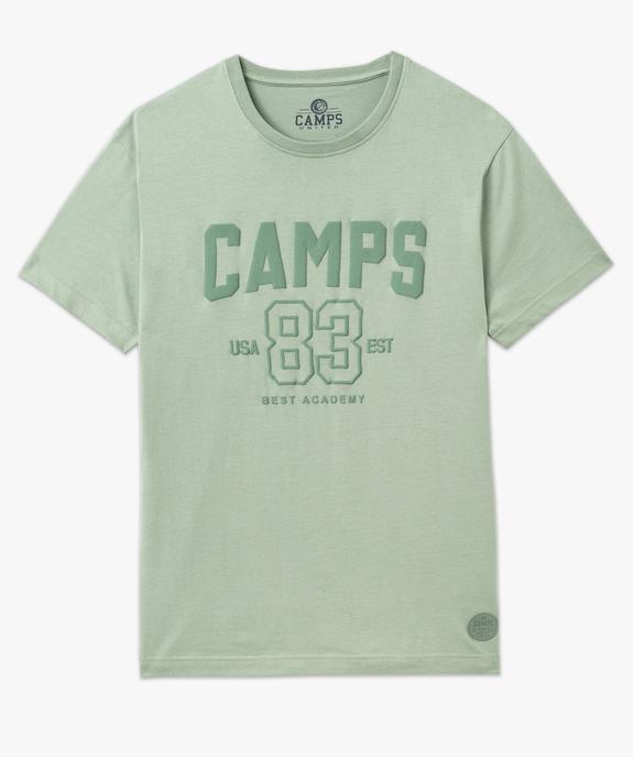 Tee-shirt manches courtes imprimé homme - Camps United vue4 - CAMPS GEMO FOR GOOD - GEMO