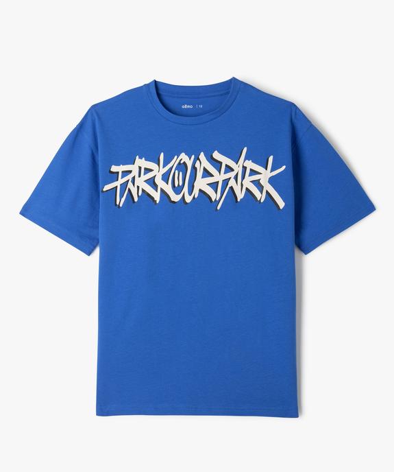 Tee-shirt imprimé manches courtes garçon vue1 - GEMO 4G GARCON - GEMO