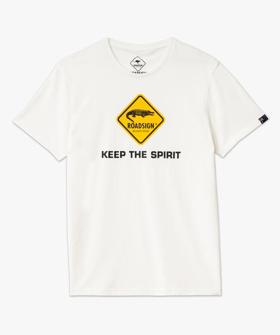Tee-shirt manches courtes imprimé homme - Roadsign vue4 - ROADSIGN D - GEMO