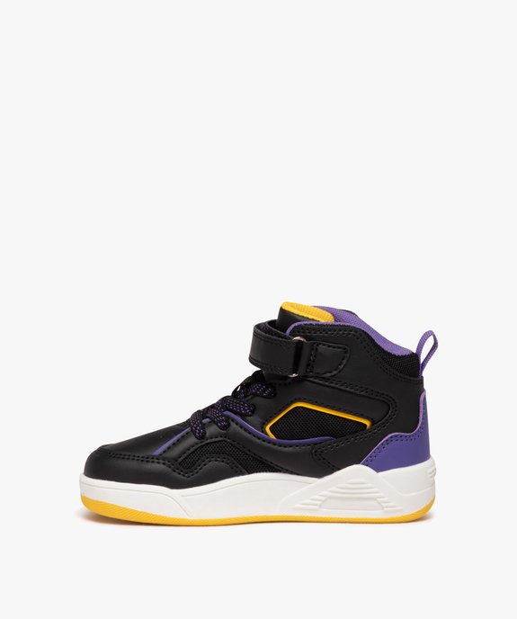 Baskets garçon mid-cut à scratch style dunk vue4 - GEMO 4G GARCON - GEMO