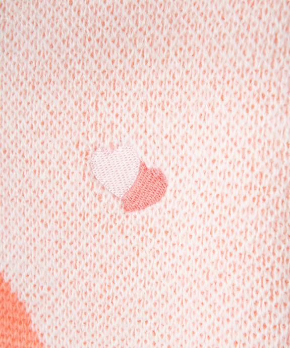 Pull en maille multicolore fille vue2 - GEMO (ENFANT) - GEMO