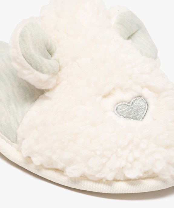 Chaussons mules en maille peluche avec oreilles femme vue6 - GEMO(HOMWR FEM) - GEMO