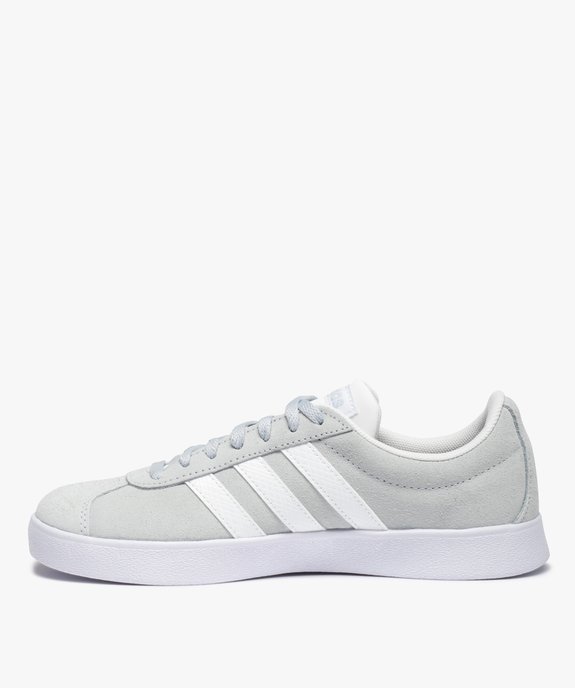 Baskets femme bicolores à lacets - Adidas VL Court vue3 - ADIDAS - GEMO