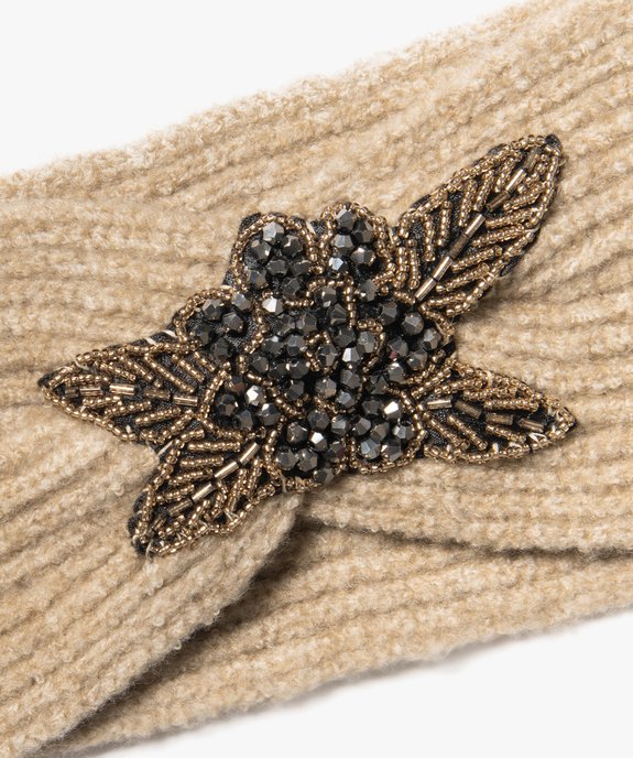 Bandeau cache-oreilles à perles brillantes femme vue2 - GEMO (ACCESS) - GEMO