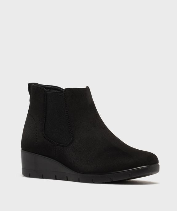 Boots confort à talon compensé femme vue2 - G'FLEX - GEMO