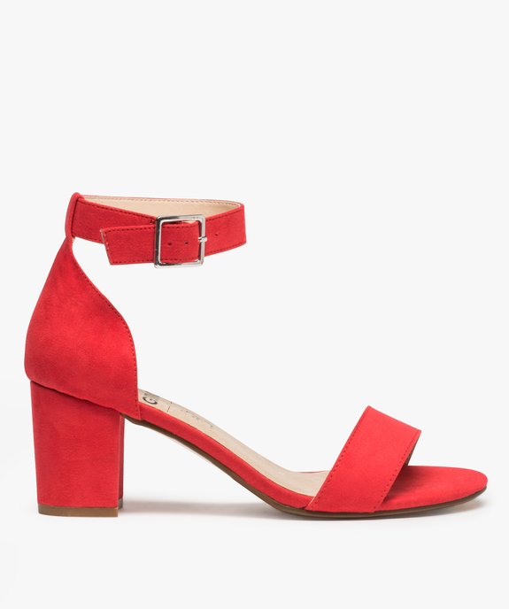 Sandales à talon avec bride cheville spéciales pied large femme - Valentina Baldano vue1 - VALENTINA BALDA - GEMO