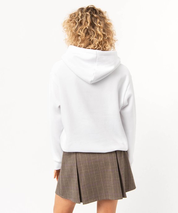 Sweat à capuche coupe oversize femme - Coca Cola vue3 - COCA COLA - GEMO