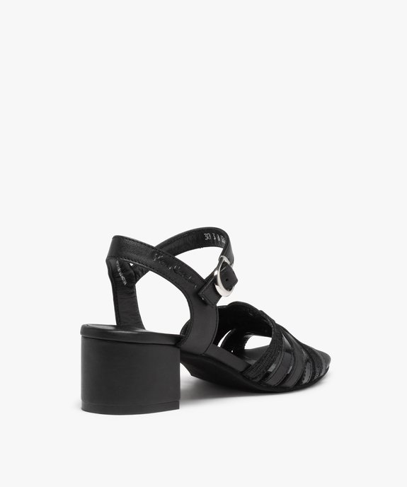 Sandales femme dessus fines brides en cuir – Pierre Cardin vue4 - PIERRE CARDIN D - GEMO