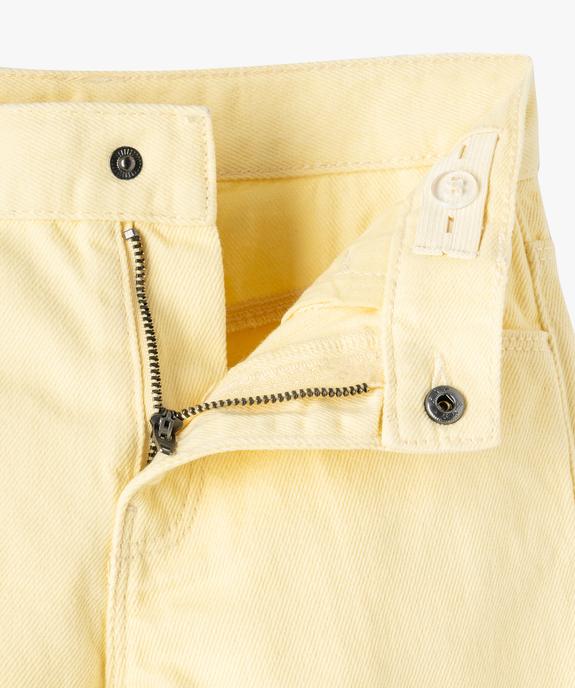 Pantalon large à taille ajustable en coton fille vue2 - GEMO 4G FILLE - GEMO