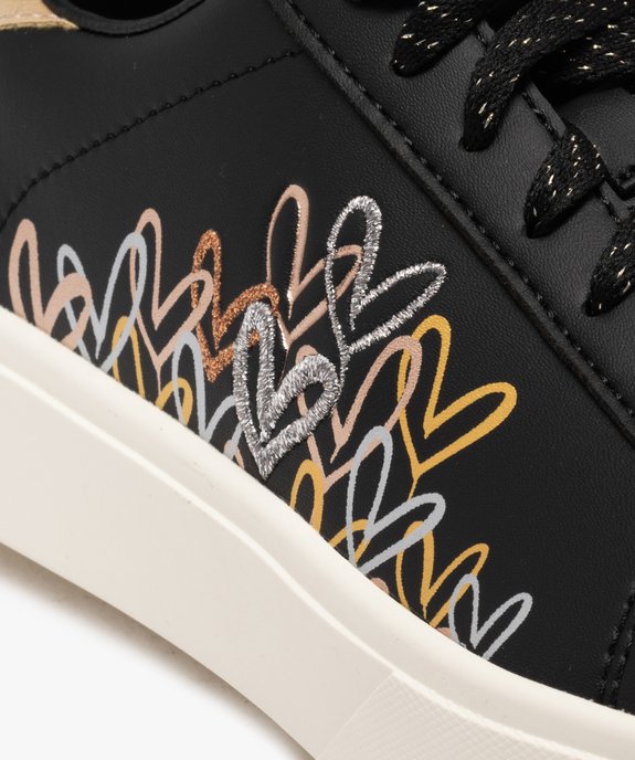 Baskets basses à lacets et détails brillants femme  - Skechers vue6 - SKECHERS - GEMO