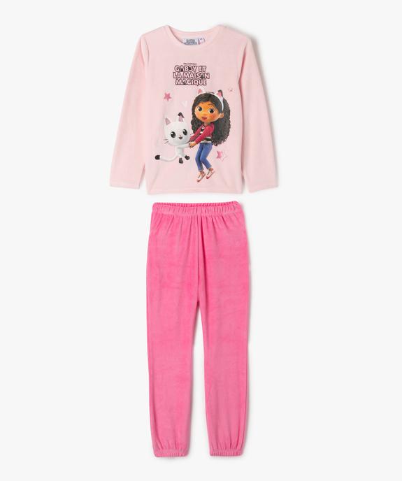 Pyjama en velours 2 pièces imprimé fille - Gabby et la maison magique vue1 - GABBY - GEMO