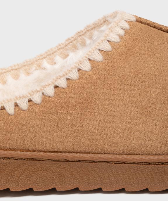 Chaussons mules avec doublure chaude et semelle légère fille  vue6 - GEMO (ENFANT) - GEMO