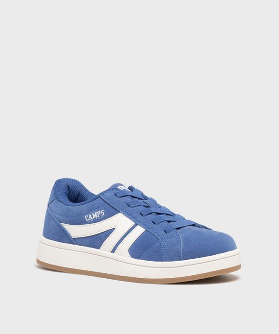Baskets basses style skateshoes en suédine à lacets élastiques garçon - Camps United vue2 - CAMPS - GEMO