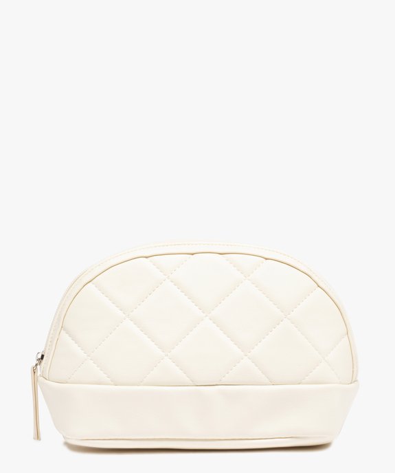 Trousse à maquillage femme matelassée et zippée vue1 - GEMO (ACCESS) - GEMO