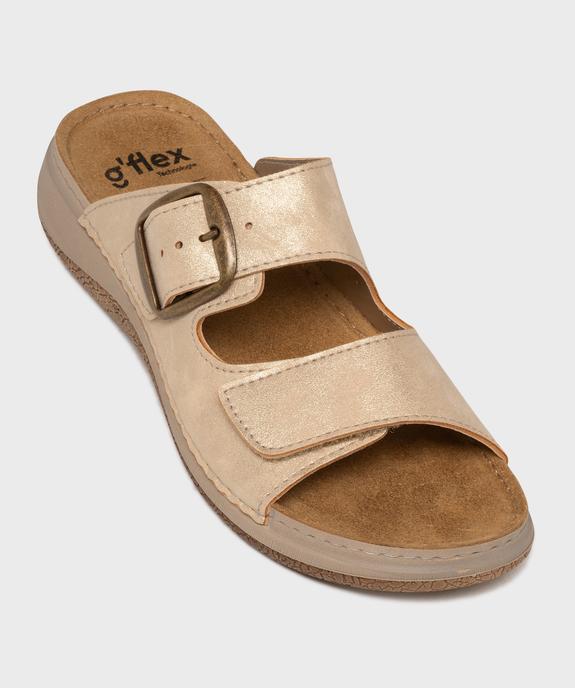 Mules deux brides spéciales confort femme vue5 - G'FLEX - GEMO