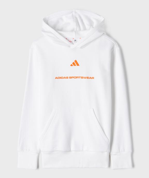 Sweat à capuche en molleton avec logo garçon - Adidas vue1 - ADIDAS - GEMO