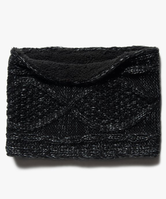 Snood fille en maille pailletée et doublure chaude vue1 - GEMO (ENFANT) - GEMO