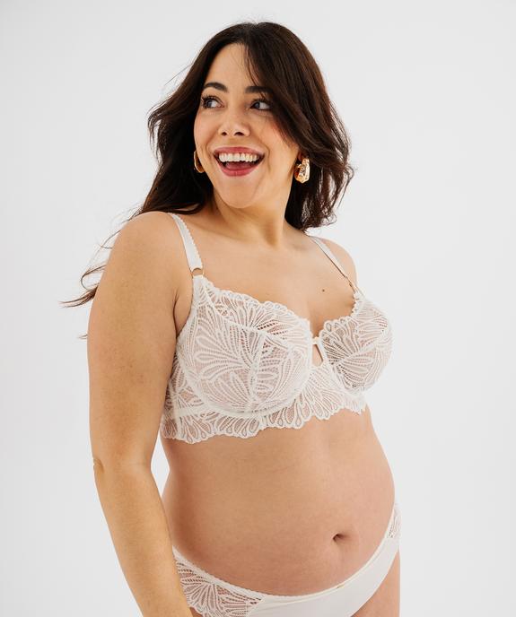 Soutien-gorge emboitant en dentelle femme grande taille vue1 - GEMO(HOMWR FEM) - GEMO
