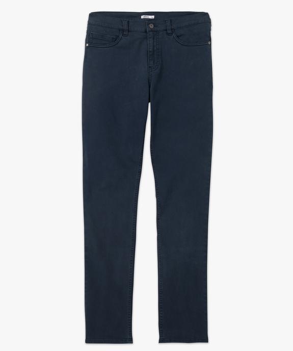 Pantalon slim stretch 5 poches homme vue4 - GEMO 4G HOMME - GEMO