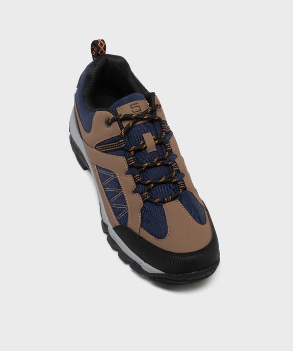 Baskets style trekking tige basse homme - 5 Miles vue5 - 5 MILES - GEMO