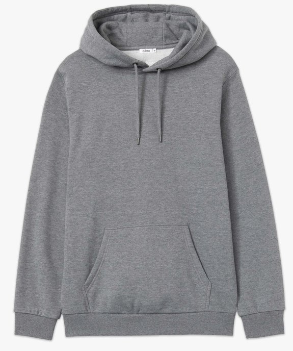 Sweat à capuche intérieur molletonné homme vue4 - GEMO 4G HOMME - GEMO