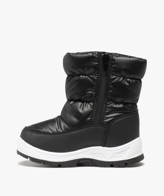 Bottes de neige fille avec cœur pailleté vue3 - GEMO (EQUIPT) - GEMO