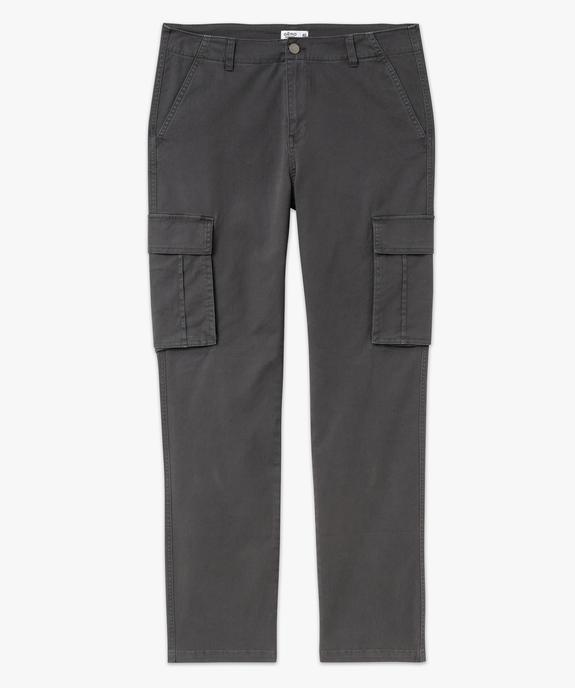 Pantalon cargo coupe Regular homme vue4 - GEMO 4G HOMME - GEMO