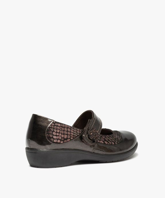 Chaussures confort femme en matière scintillante vue4 - G'FLEX - GEMO