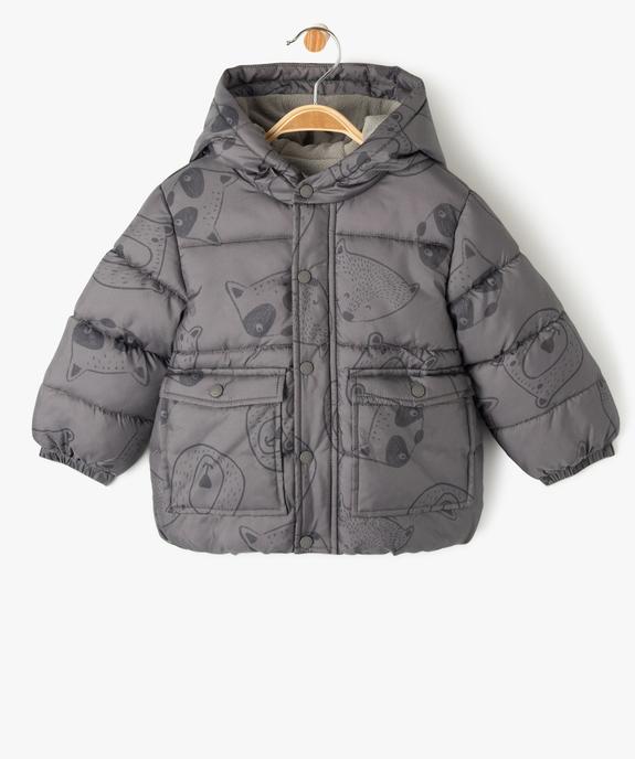 Blouson à capuche doublé polaire bébé garçon vue2 - PREMIER PRIX BY GEMO - GEMO